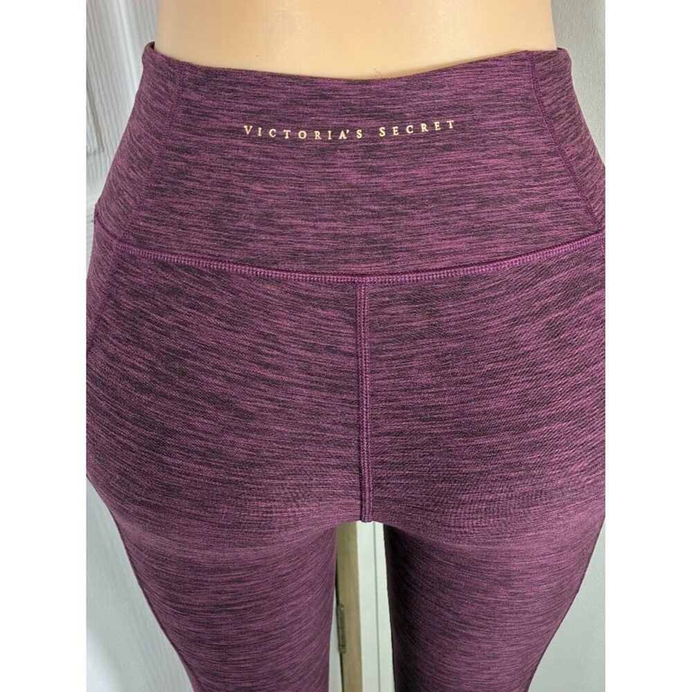 Victoria's Secret Womens Leggings Sz 8 activewear phone pocket stretchy ankle